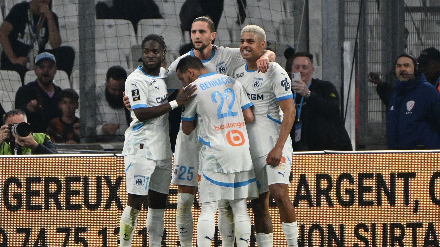 L-OM s-impose contre Toulouse et grimpe à la 2ème place