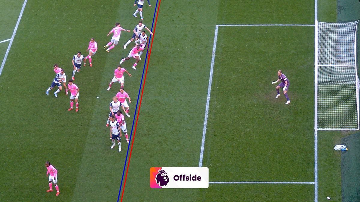 Les fans de Tottenham furieux après un but refusé par le VAR