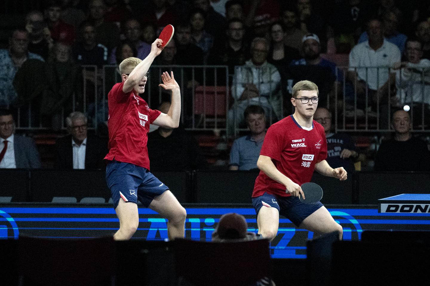 Les frères Lebrun échouent en demi-finale des Mondiaux de tennis de table