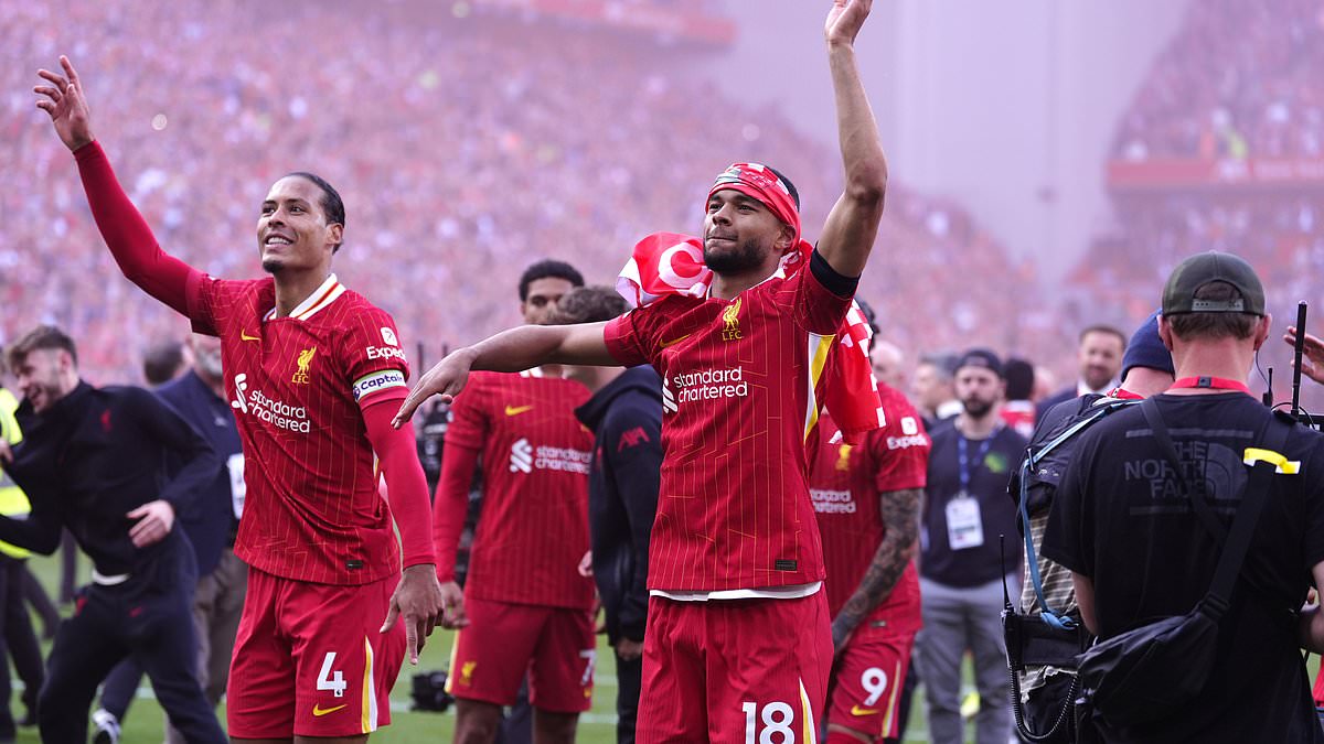 Liverpool célèbre son titre en fanfare à Anfield