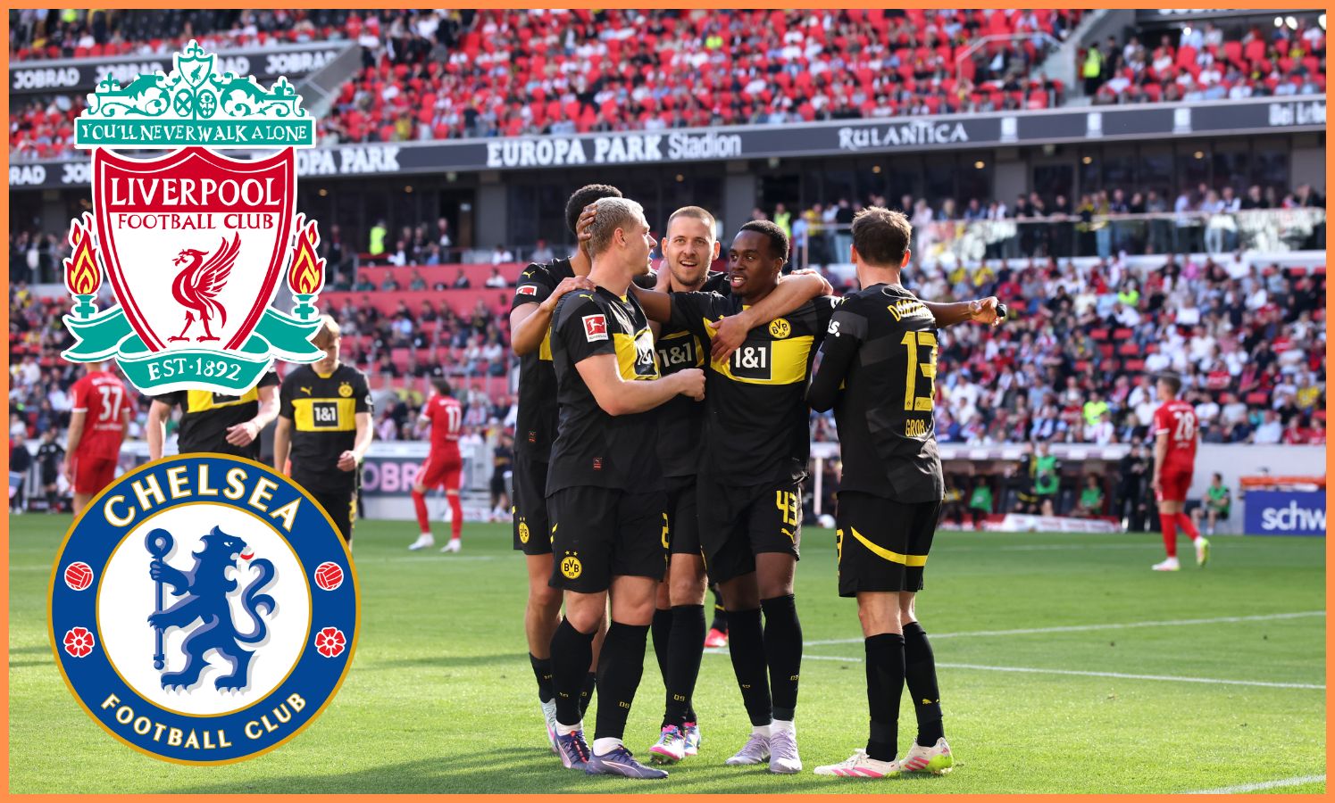 Liverpool et Chelsea sur Jamie Gittens - demande de transfert !