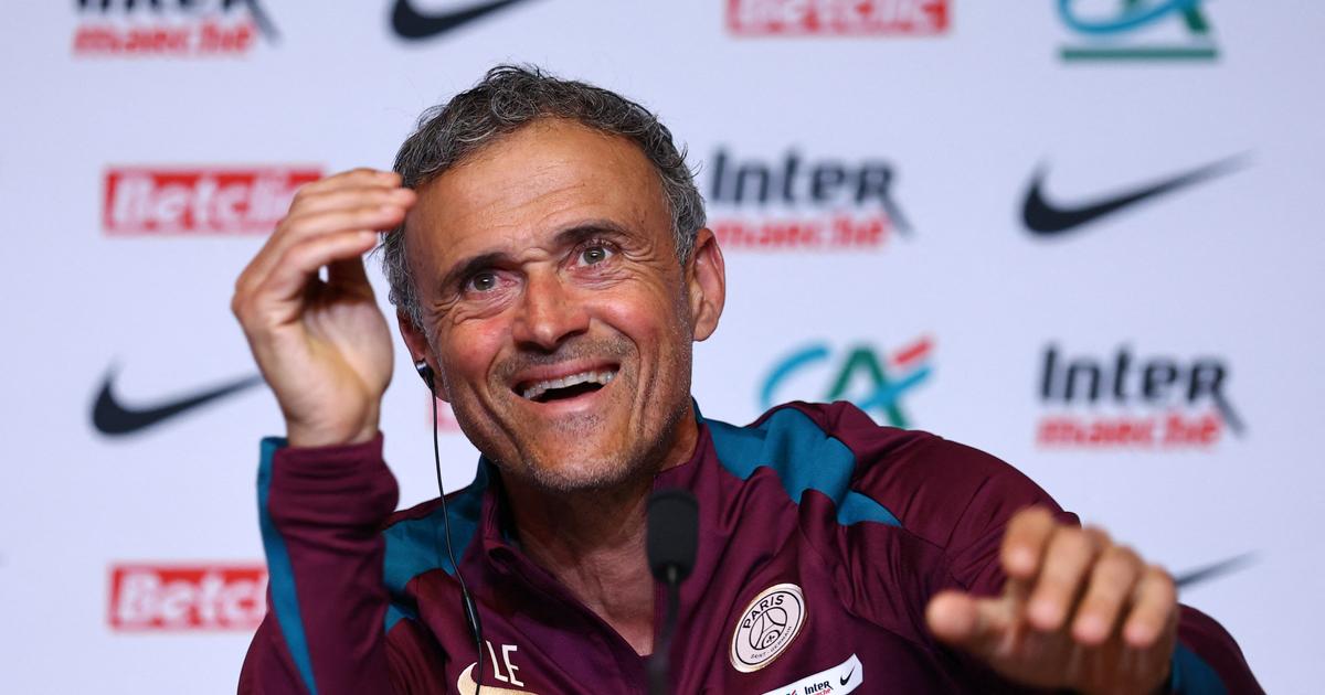 Luis Enrique prépare la finale de Coupe de France du PSG