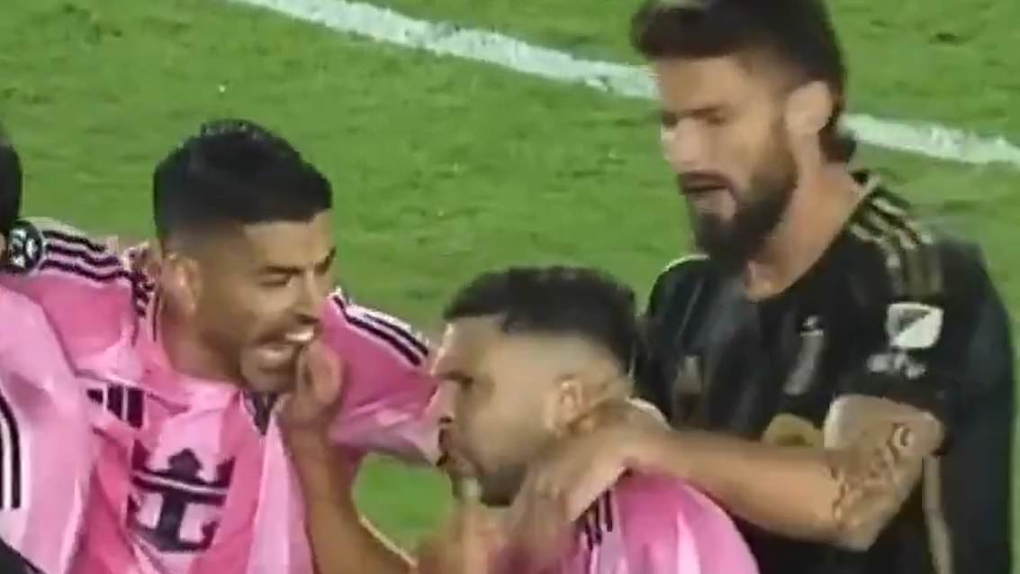 Luis Suarez mord Jordi Alba lors d-un match de l-Inter Miami