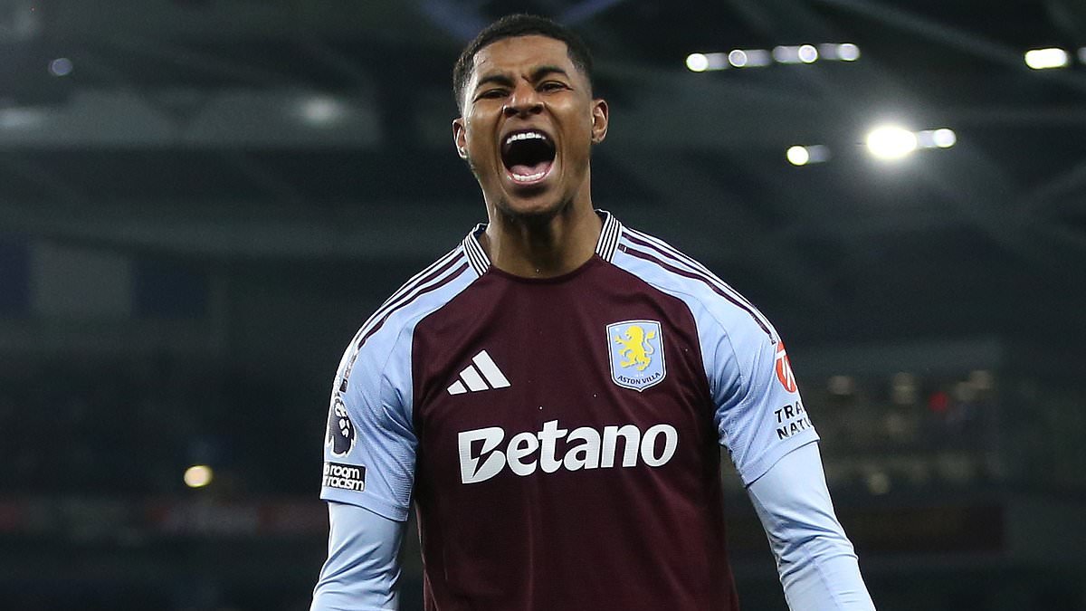 Marcus Rashford retrouve l-amour du football à Aston Villa