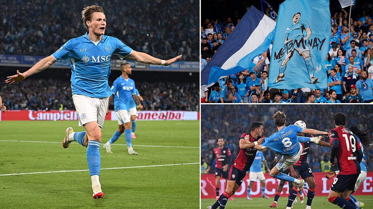 McTominay Sacré Héros de Naples- Champion d-Italie avec Napoli