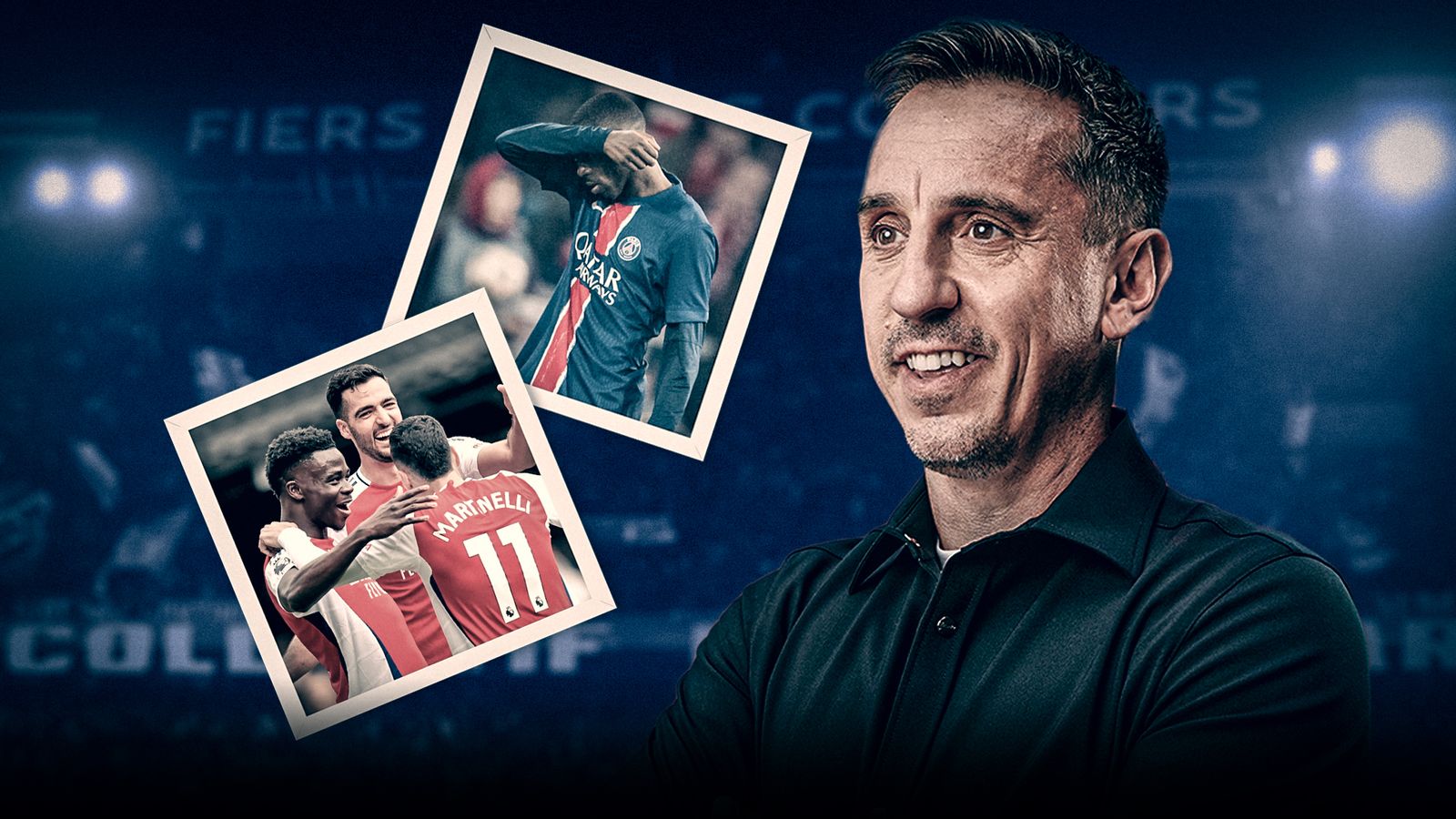 PSG vs Arsenal - Neville croit au comeback des Gunners en C1