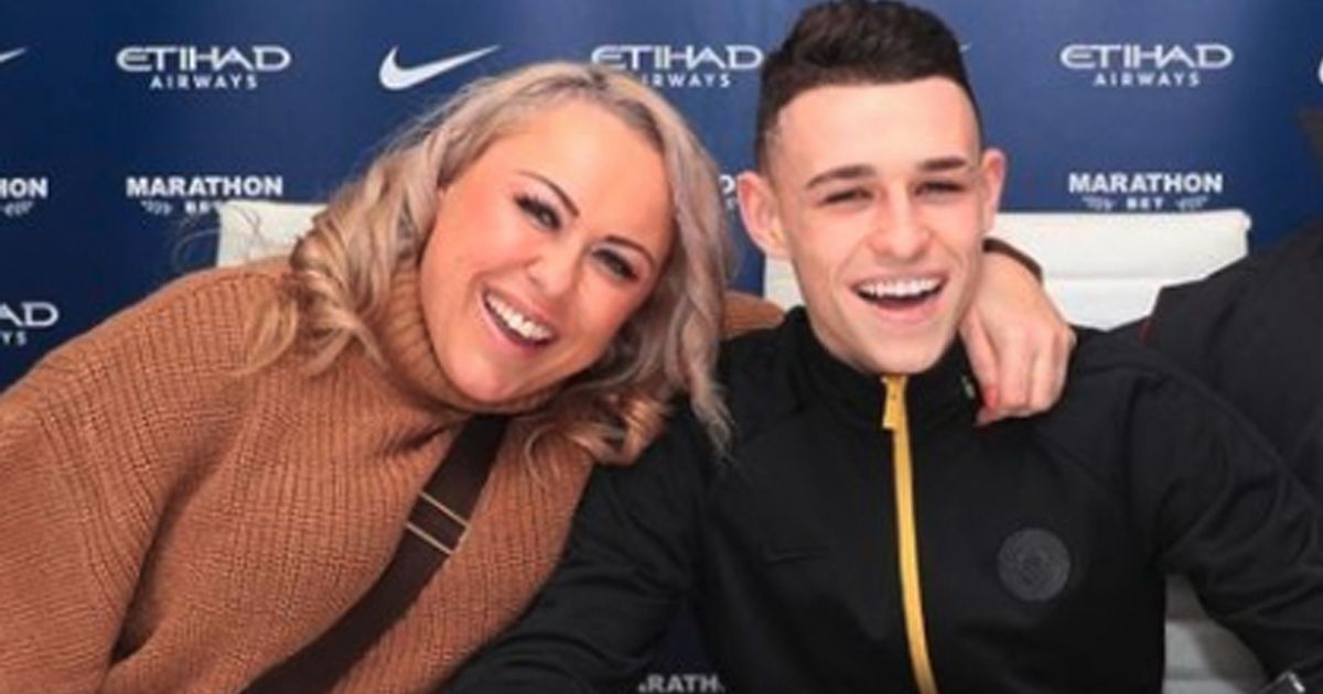 Phil Foden - un geste touchant pour sa mère et sa famille