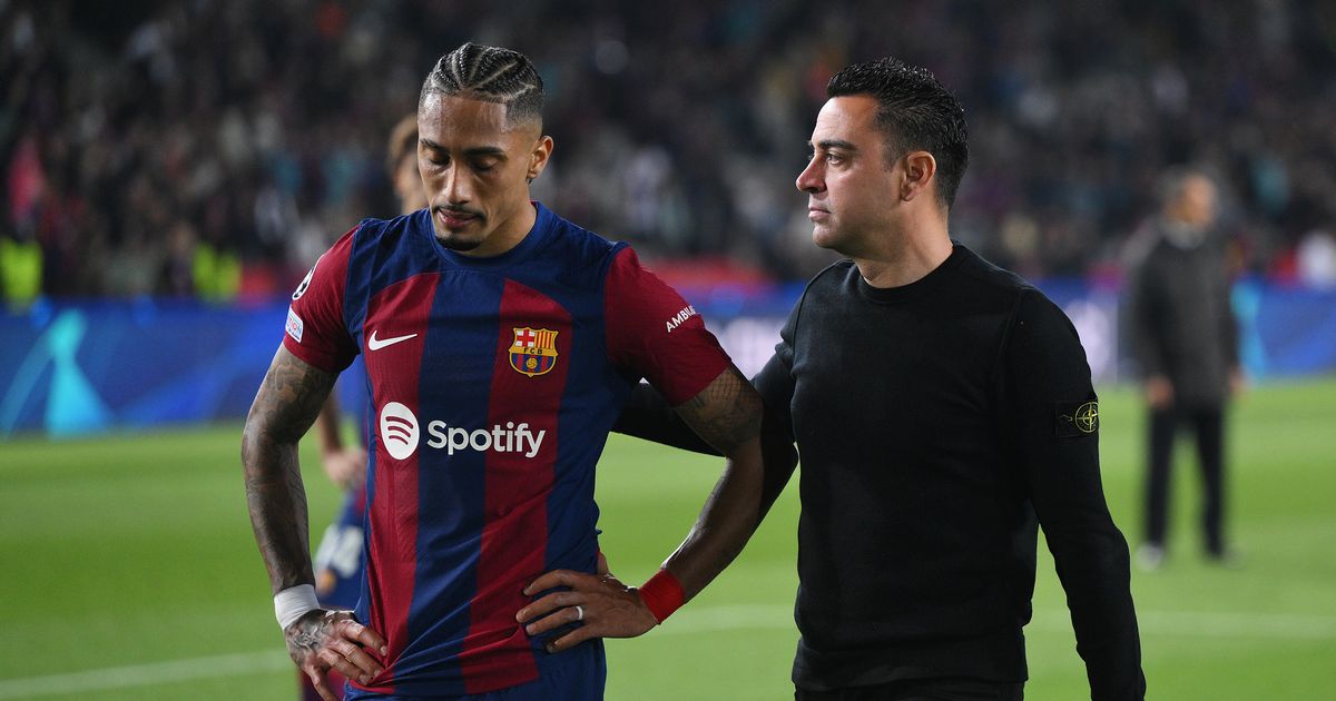 Raphinha révèle son conflit avec Xavi et l’incident explosif contre Man Utd