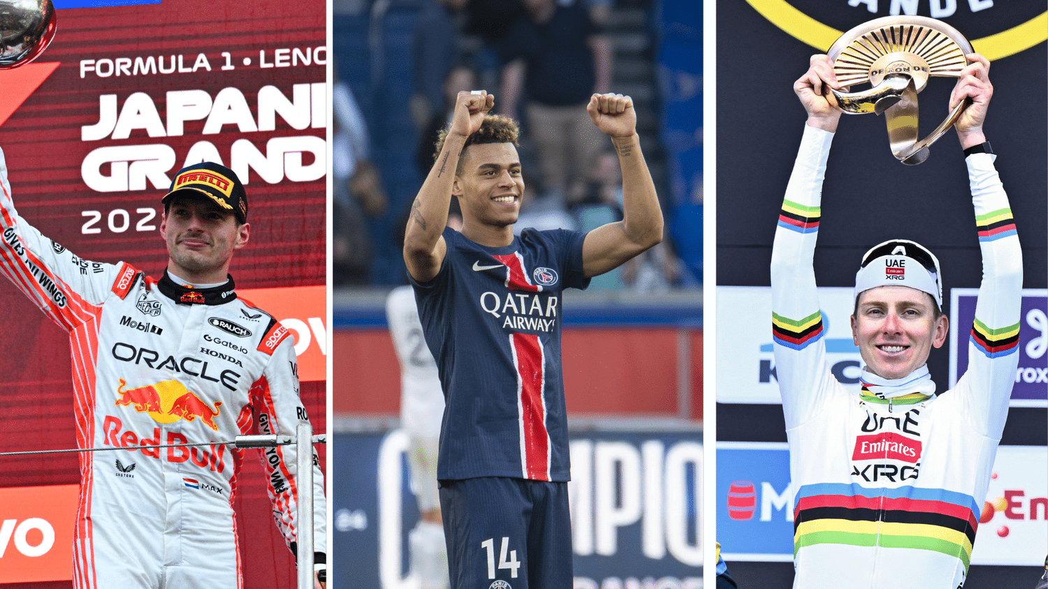 Verstappen- PSG et Pogacar - le récap- sportif du week-end