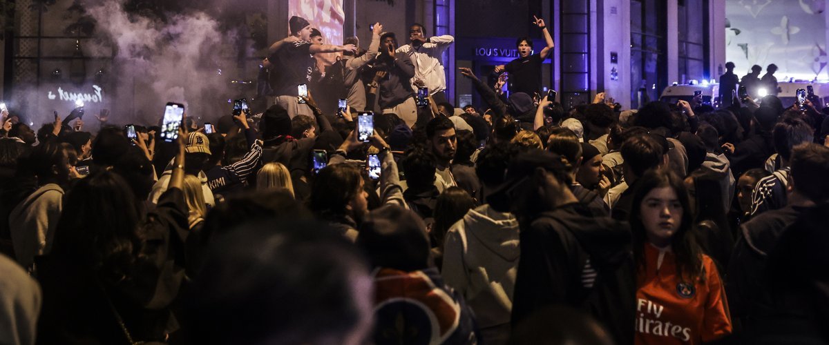 Violences policières lors de la victoire du PSG en Ligue des champions