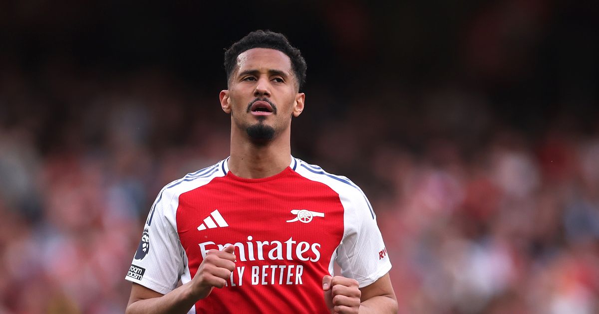 William Saliba - blessure préoccupante pour Arsenal avant le mercato