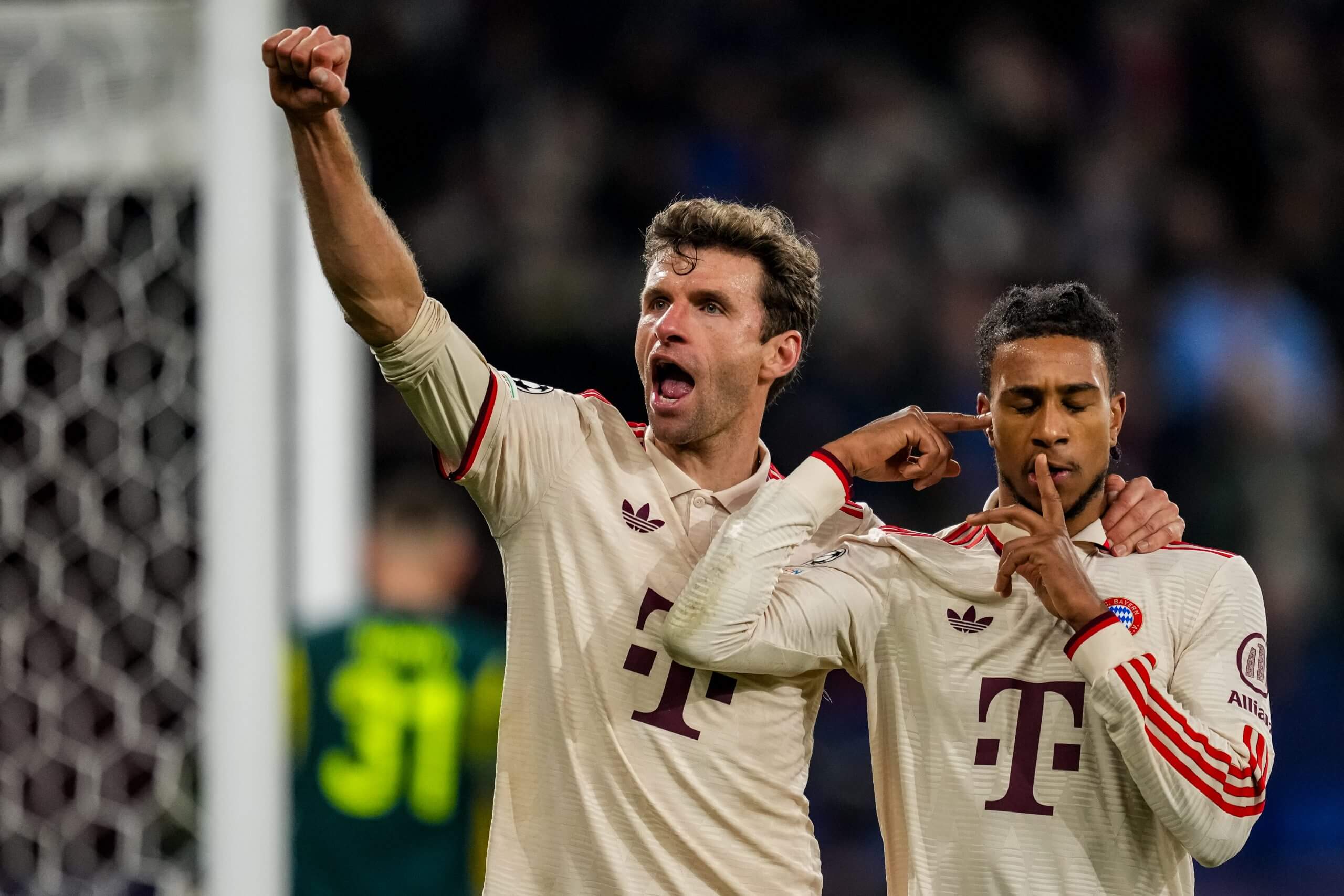 Thomas Muller lors d'un match avec le Bayern Munich
