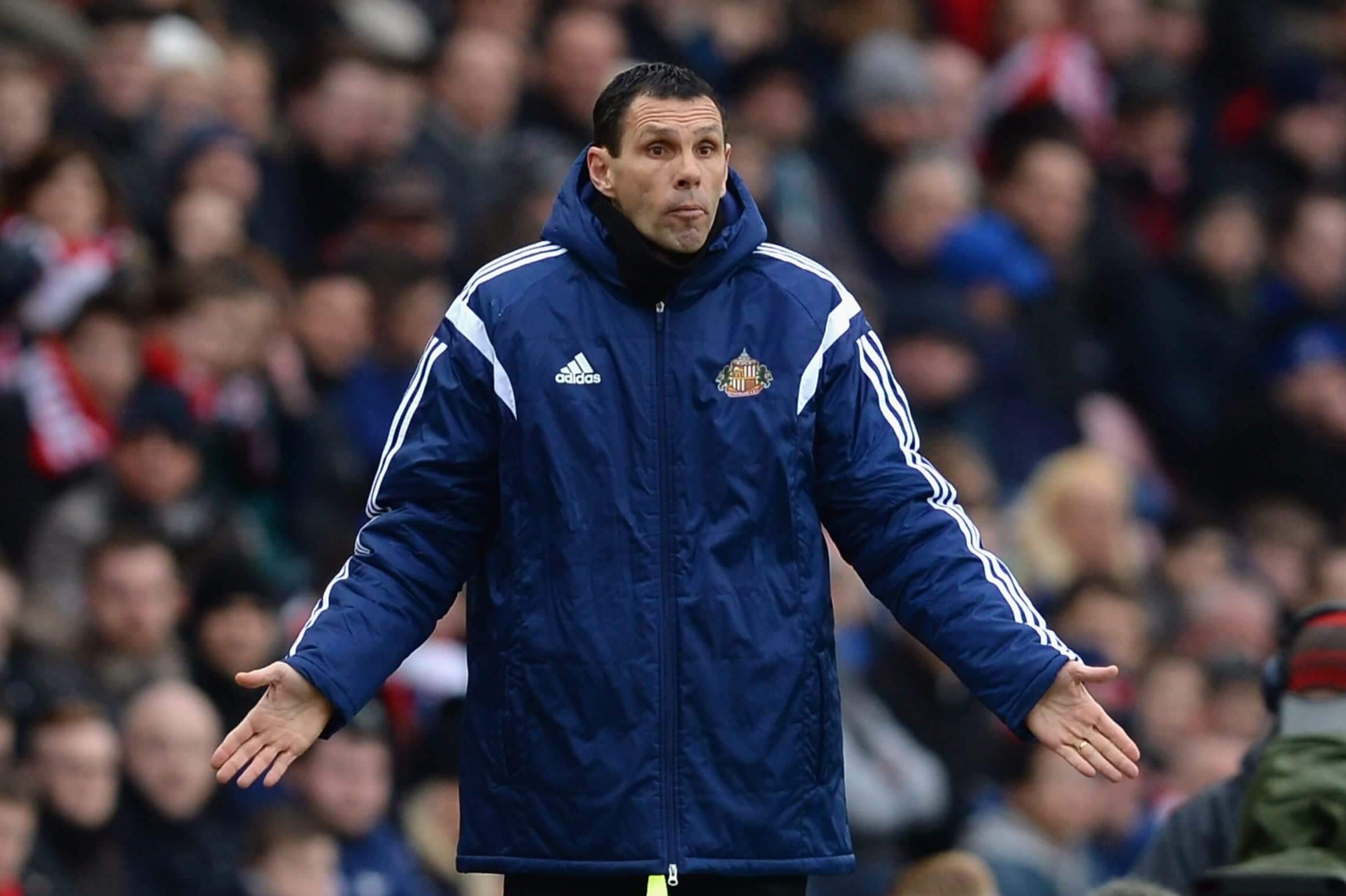 Gus Poyet lors de son passage à Sunderland