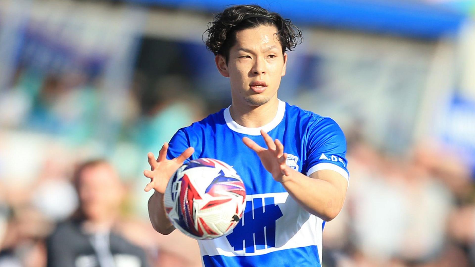 Tomoki Iwata en action à Birmingham