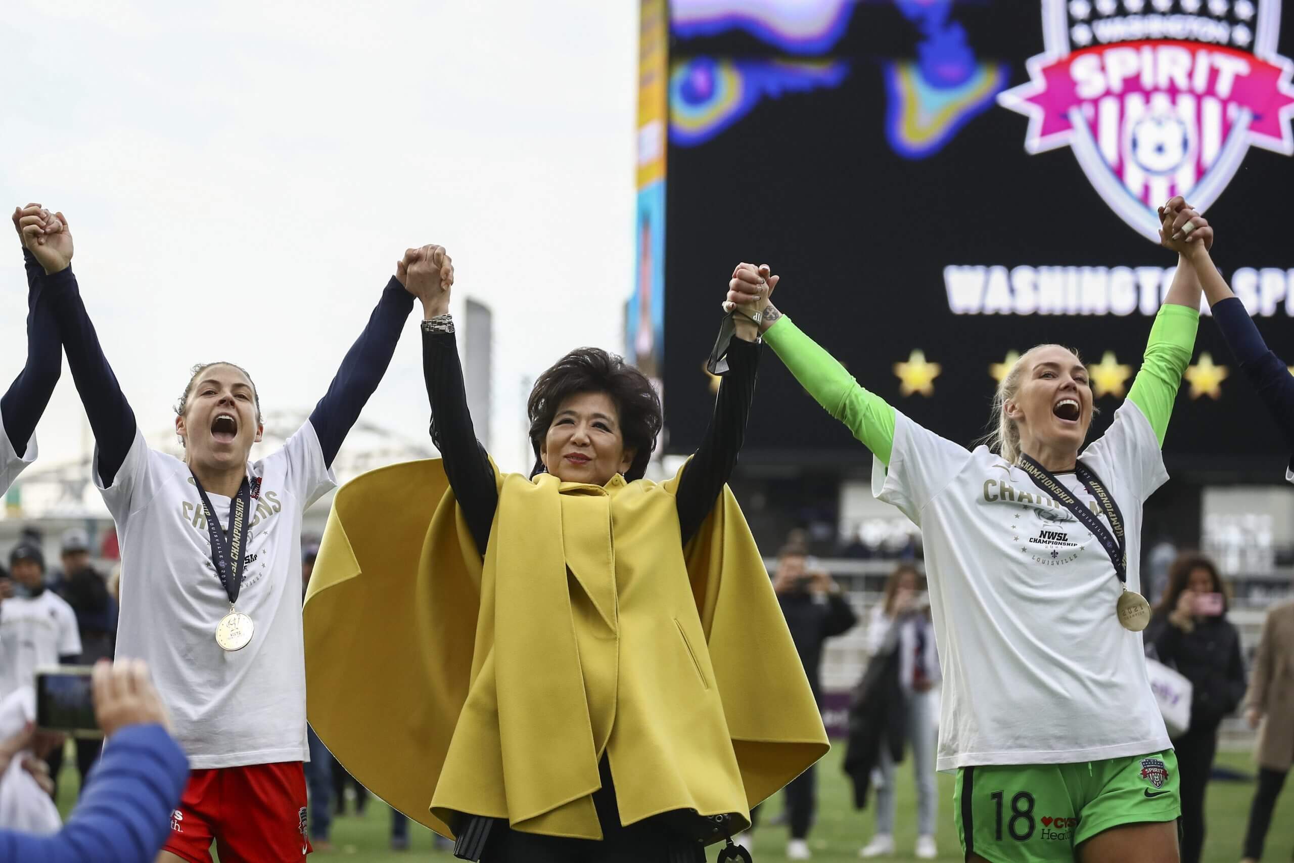 Michele Kang lors d'un événement sportif