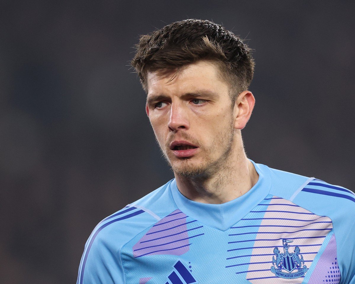 Nick Pope en action avec Newcastle