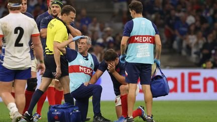 Le protocole commotion déclenché pour le rugbyman Antoine Dupont lors d’un match France-Namibie, 25 septembre 2023 à Marseille