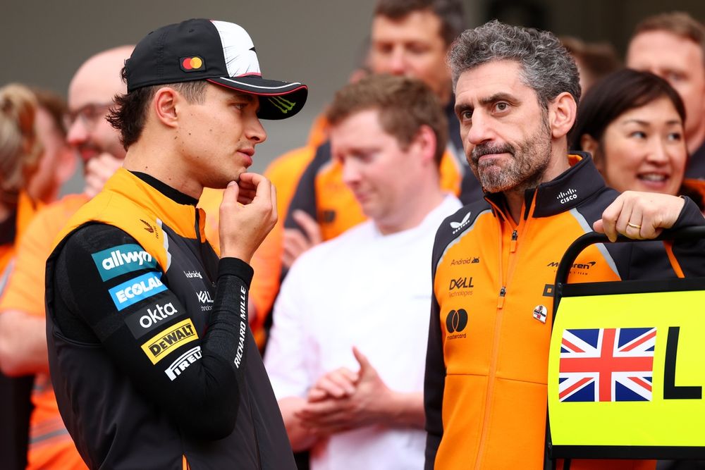 Lando Norris et Andrea Stella chez McLaren
