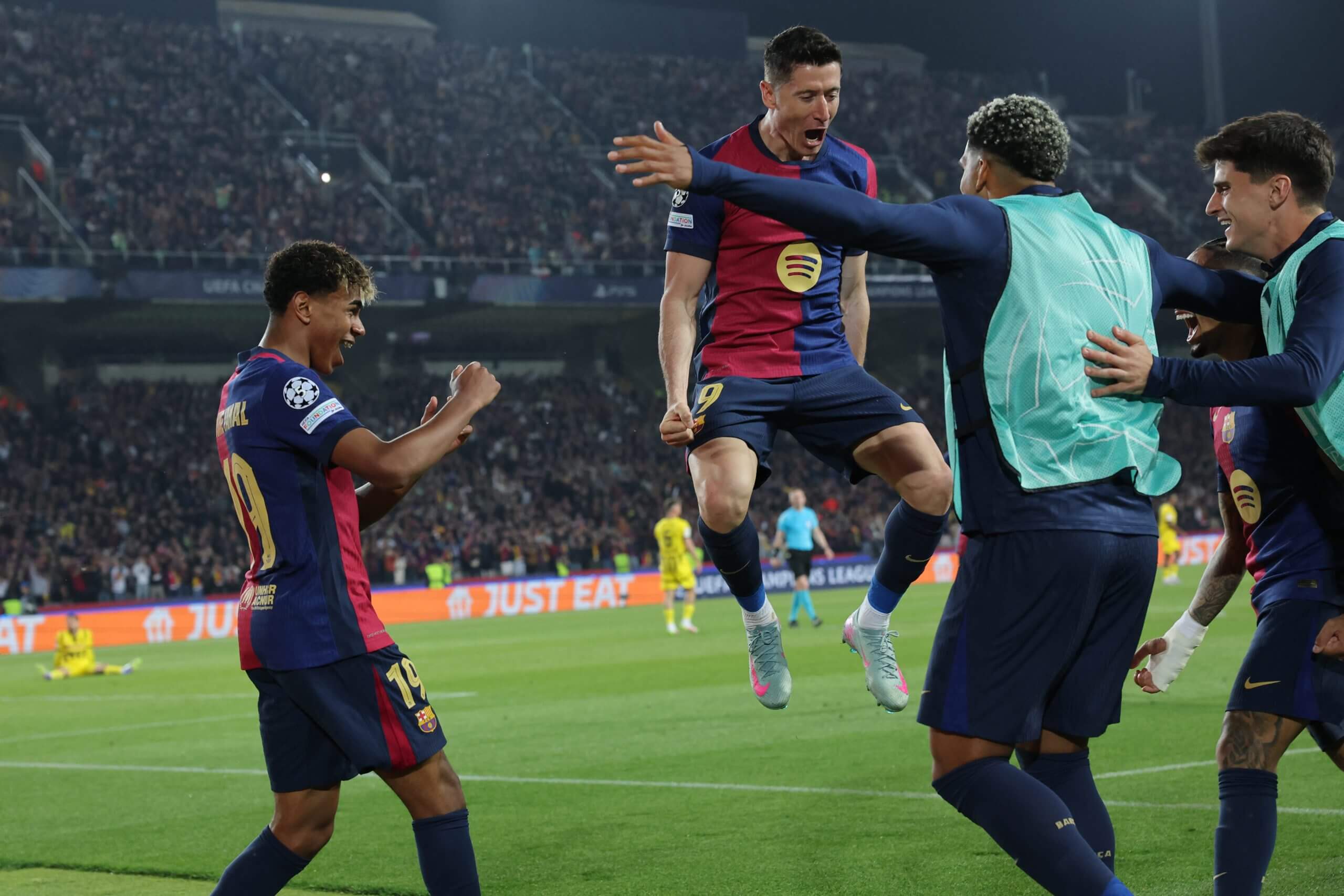 Robert Lewandowski lors d’un match du FC Barcelone