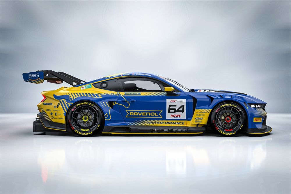 Jann Mardenborough au volant de la Ford Mustang GT3 du HRT Racing Team