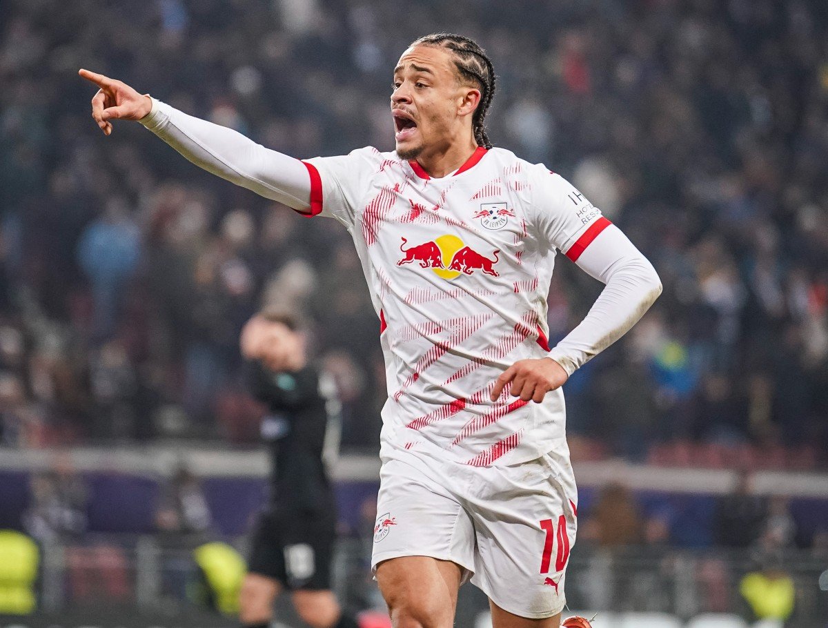 Xavi Simons en action pour RB Leipzig