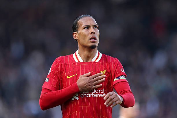 Capitaine de Liverpool Virgil van Dijk après son but victorieux contre West Ham