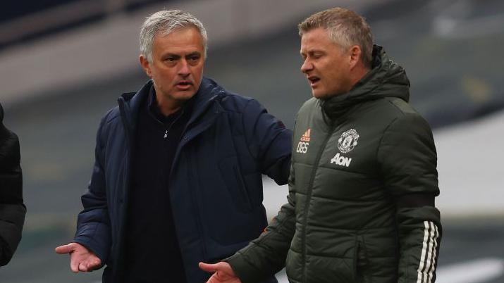 Ole Gunnar Solskjaer et José Mourinho