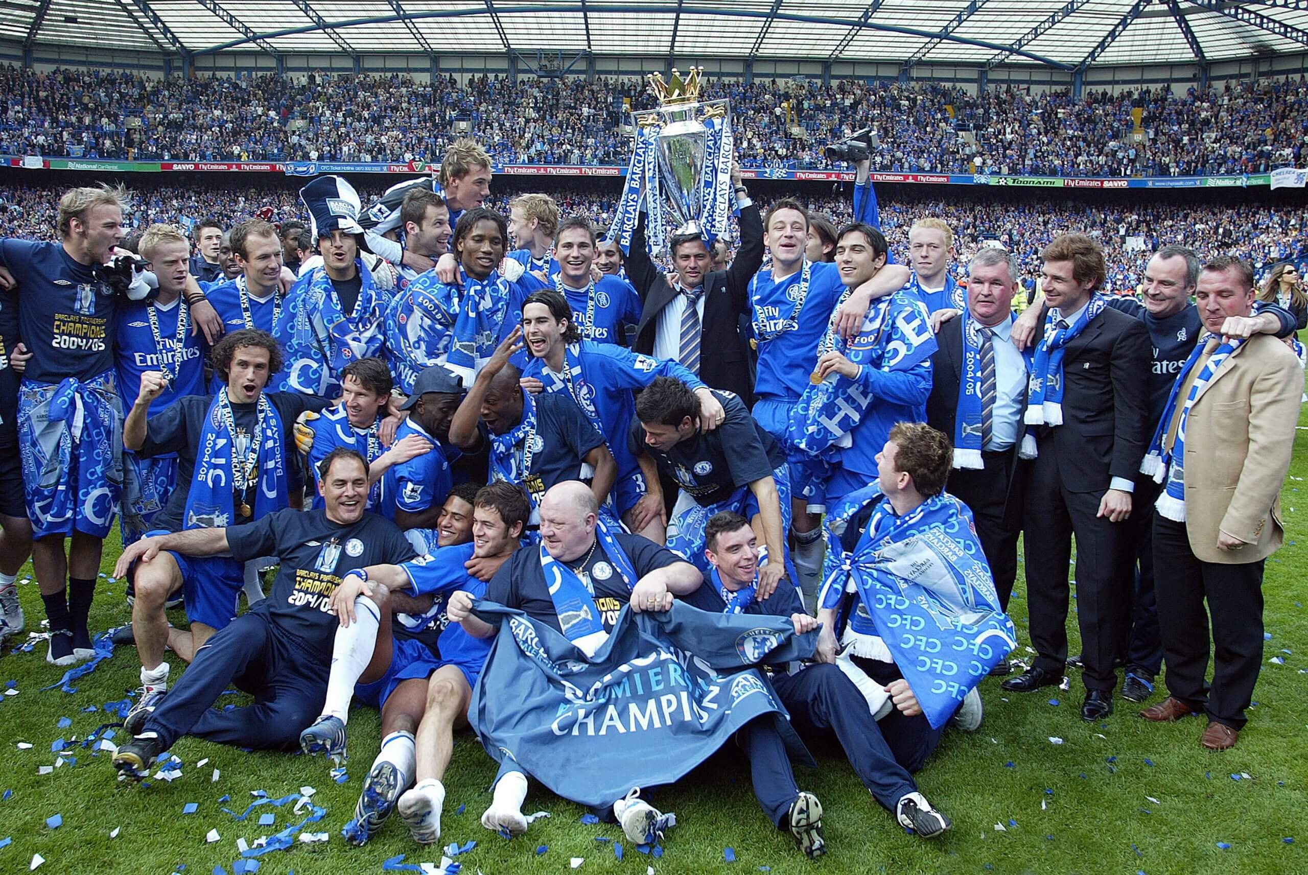 Equipe de Chelsea championne de Premier League en 2005