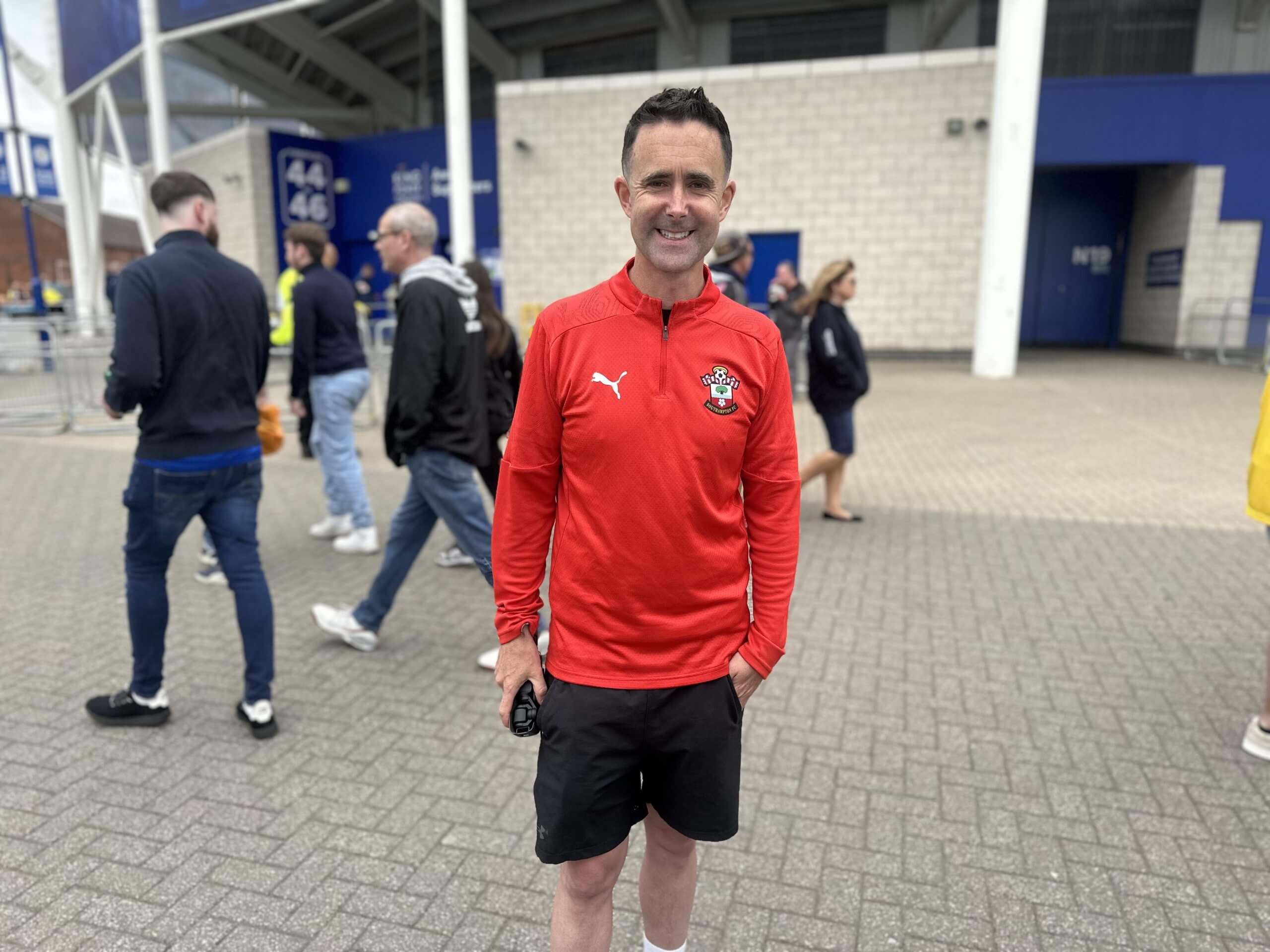 Martin Sanders, supporter de Southampton