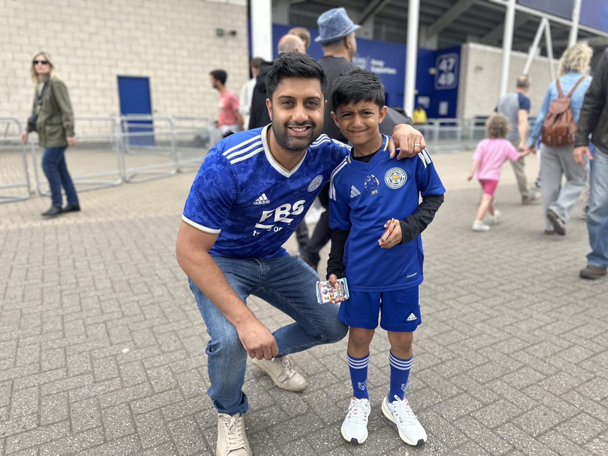 Jeune supporter de Leicester