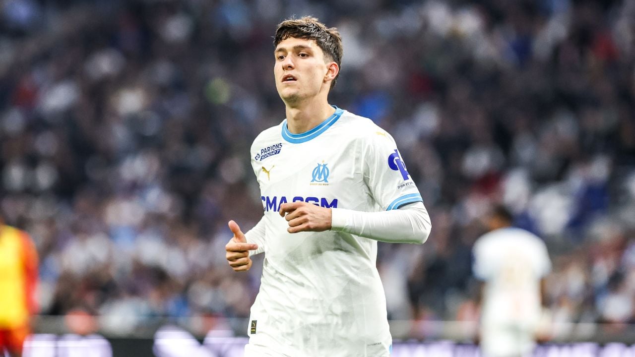 Leonardo Balerdi sous le maillot de l'OM