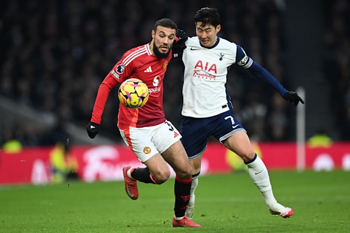Noussair Mazraoui et Son Heung-Min