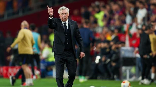 Carlo Ancelotti lors de son passage au Real Madrid