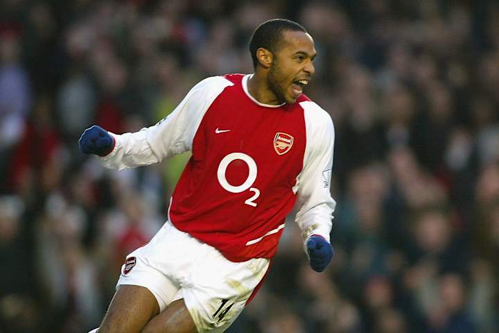 Thierry Henry, joueur très apprécié des critiques anglais