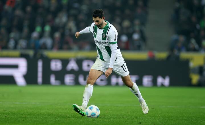 Tim Kleindienst en action avec le Borussia Mönchengladbach