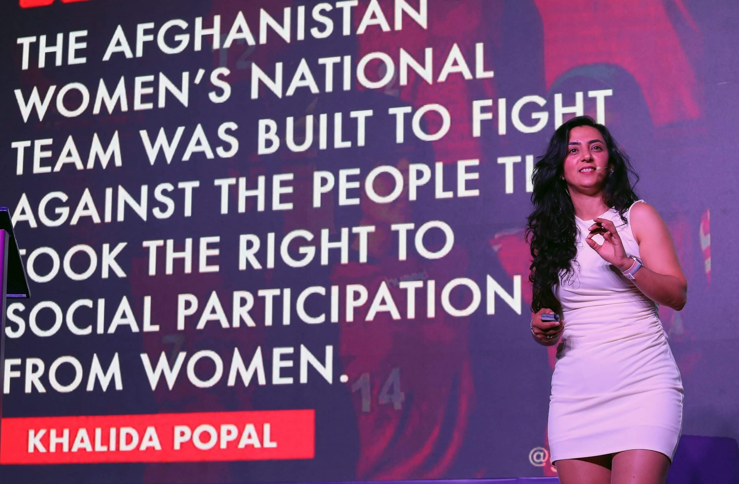 Khalida Popal, militante pour les footballeuses afghanes