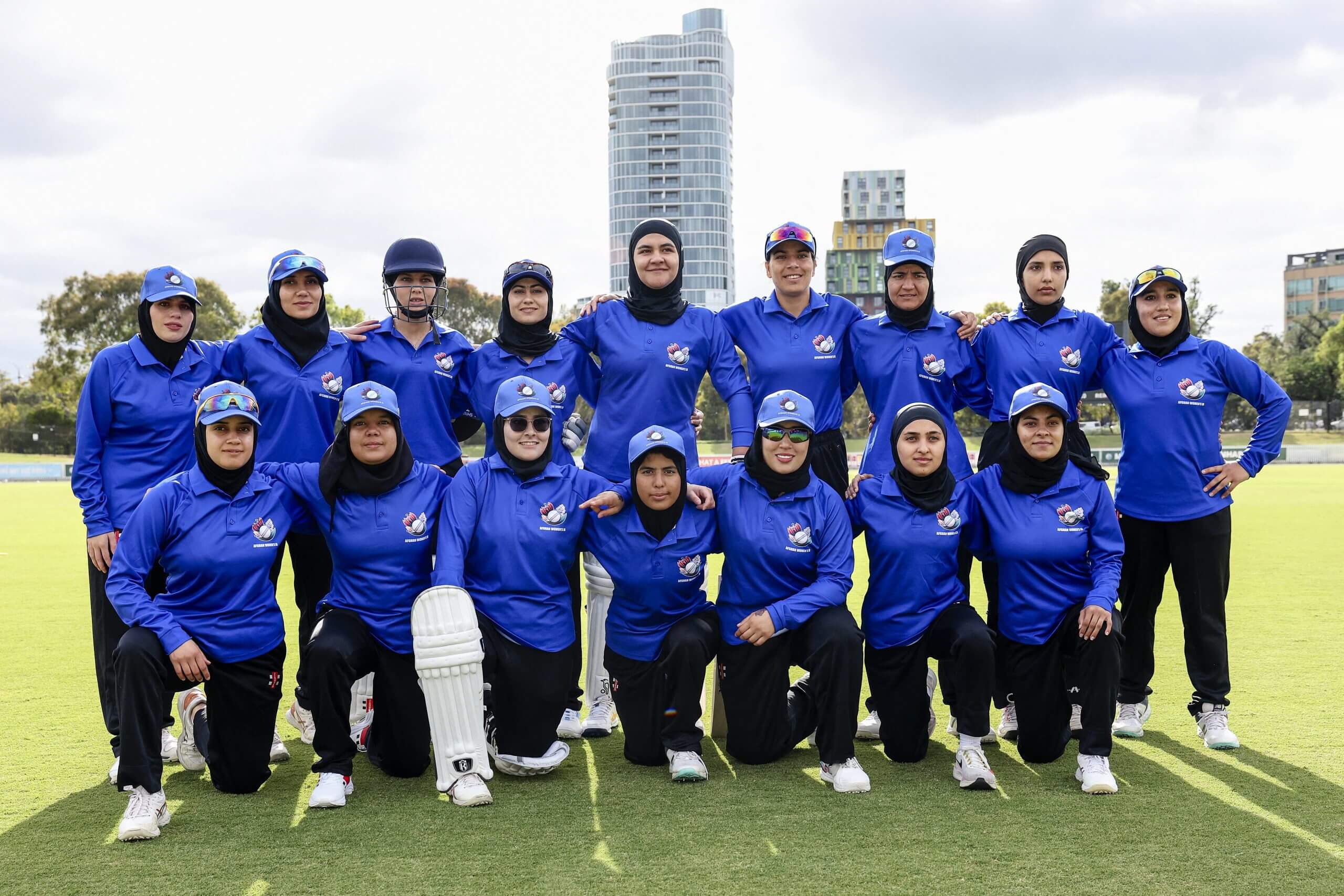 Joueuses déplacées de l'équipe féminine de cricket afghane en Australie
