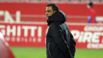 L'entraîneur et ancien joueur Fabrice Abriel, le 10 janvier 2024. (NICOLAS GOISQUE / MAXPPP)