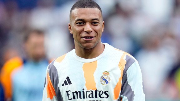 Kylian Mbappé lors d'un match avec le Real Madrid