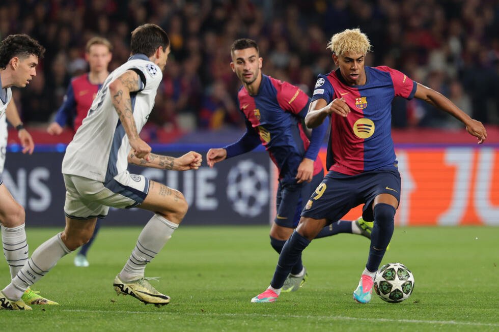 Lamine Yamal, buteur et figure brillante du Barça lors de la demi-finale aller