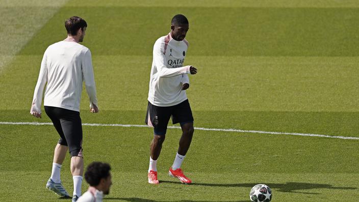 Ousmane Dembélé s'est entraîné au PSG