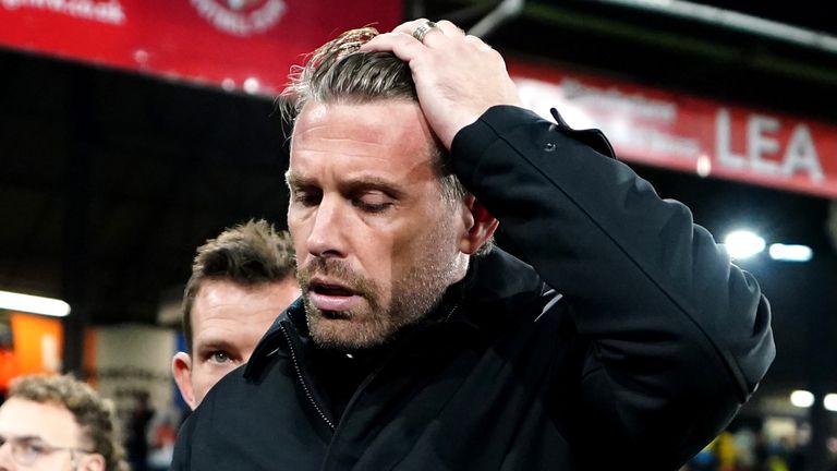 Rob Edwards a quitté Luton en janvier après seulement sept victoires cette saison