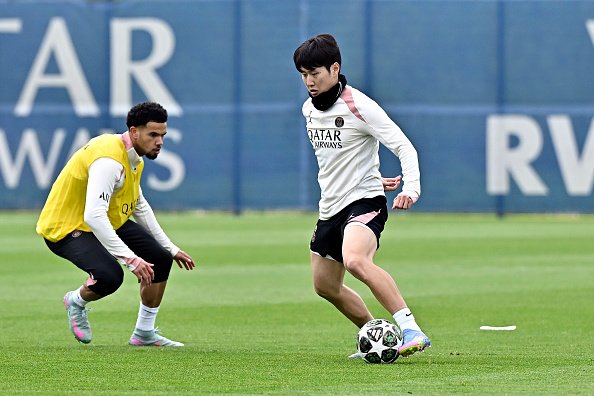Séance d'entraînement du Paris Saint-Germain