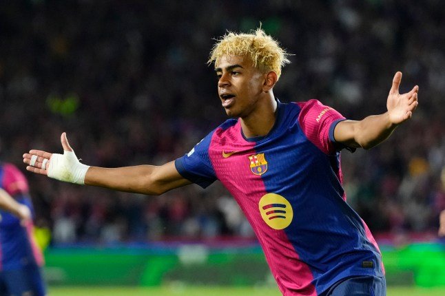 Lamine Yamal en Ligue des Champions face à l'Inter Milan