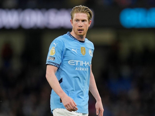 Kevin De Bruyne lors d'un match avec Manchester City