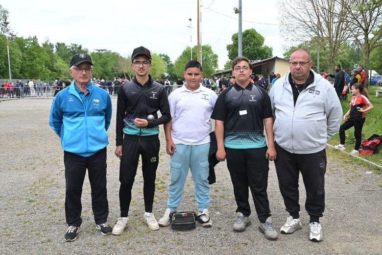 Moïse Malonni, président du comité gersois, et Loïc Philippe, responsable de la commission jeunes, encadrent les jeunes de la pétanque gersoise.