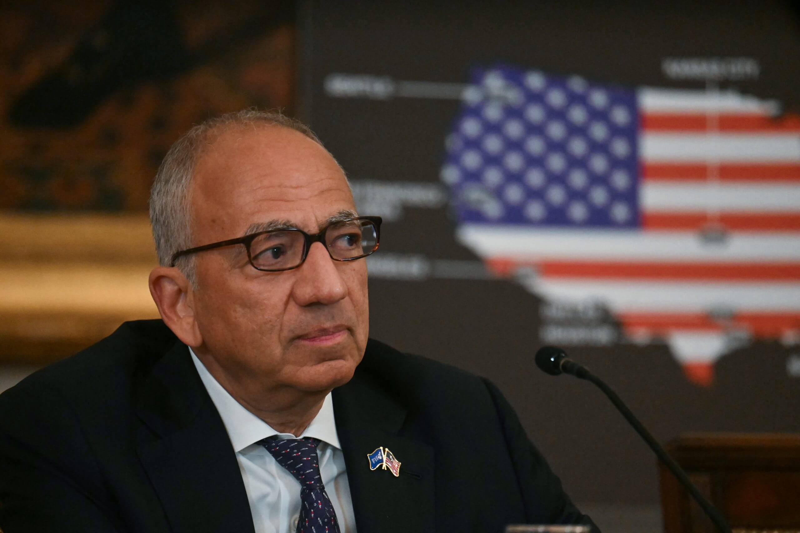 Carlos Cordeiro lors de l'annonce de la task force