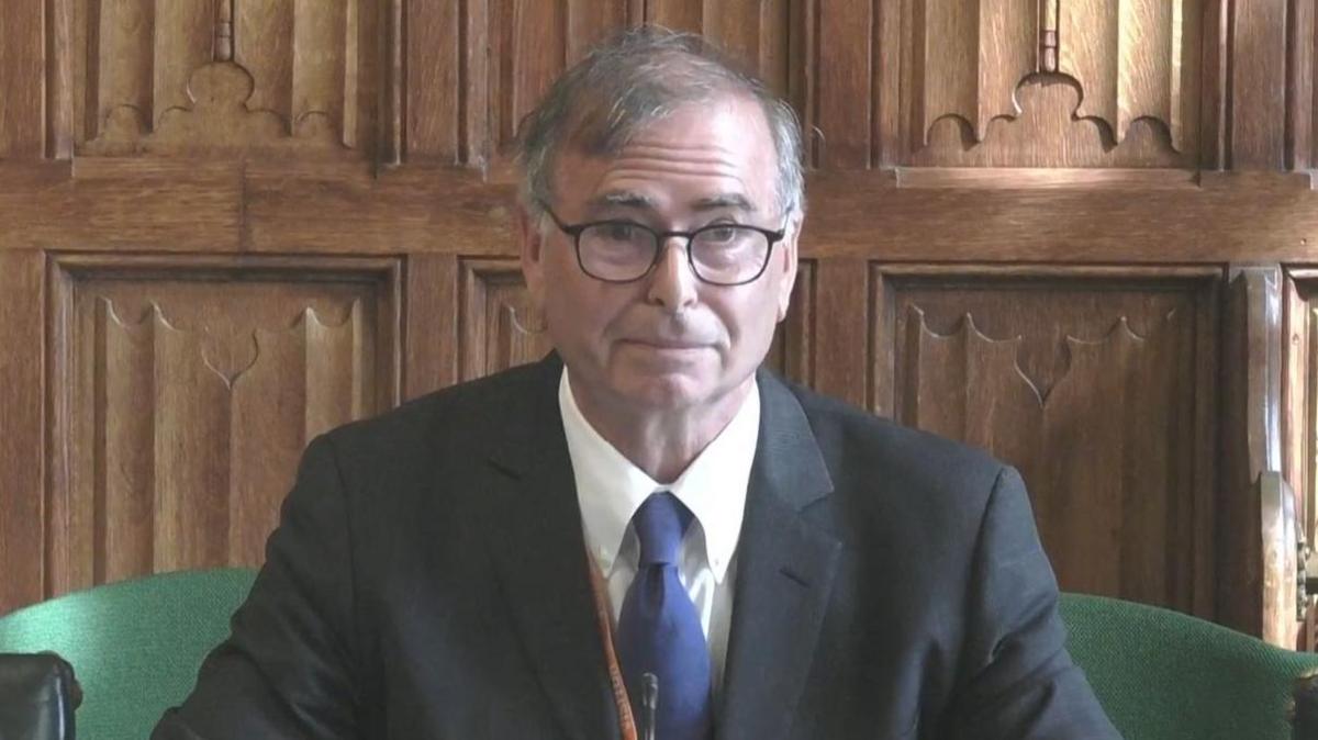 David Kogan lors de son audition devant la commission Culture, Médias et Sports à la Chambre des communes