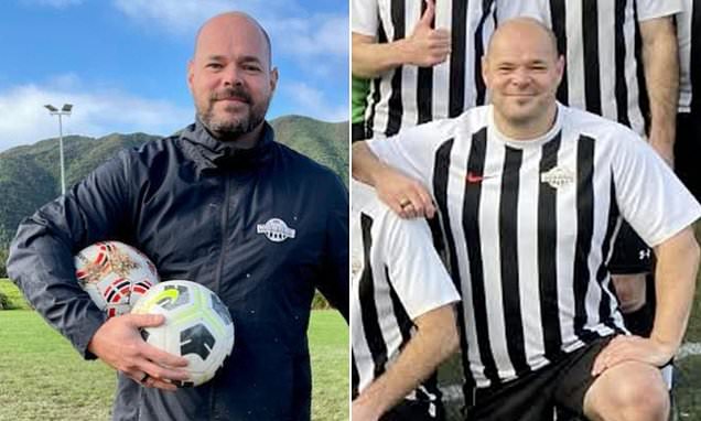 Grant McKeen en action sur le terrain