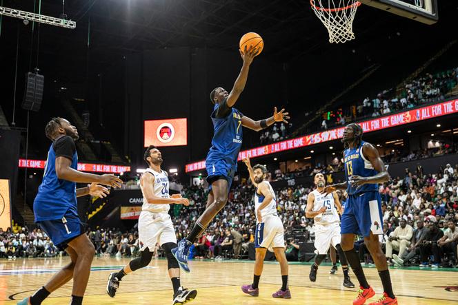 Match Basket Africa League entre ASC Ville de Dakar et l’Union sportive monastirienne à Diamniadio, Sénégal, le 4 mai 2025